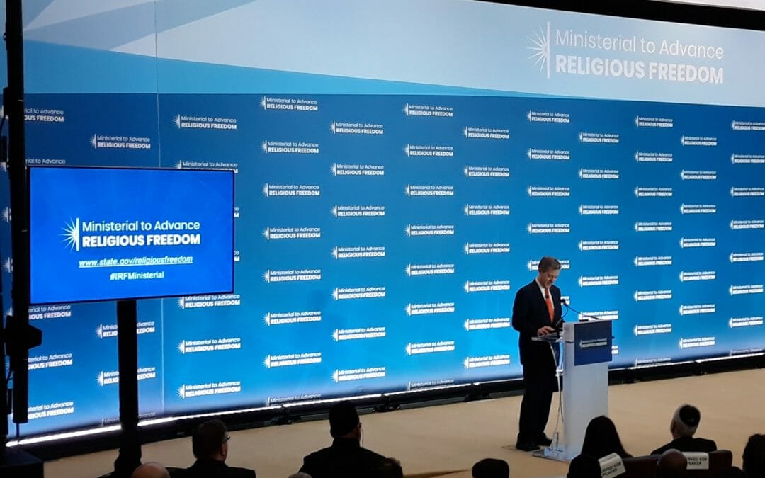 U.S. Secretary of State Mike Pompeo calls for religious pluralism and freedom for all as second Ministerial to Advance Religious Freedom begins